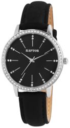 Raptor Quarzuhr Brilliance mit Echtlederband, 3 günstig online kaufen