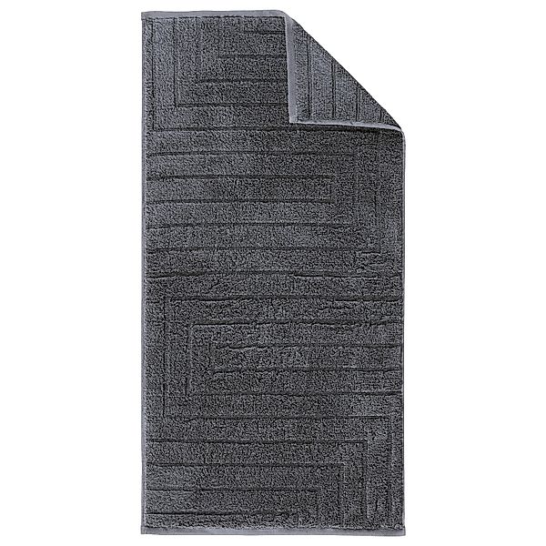 Dyckhoff Handtuch Queens Anthrazit 50 x 100 cm günstig online kaufen