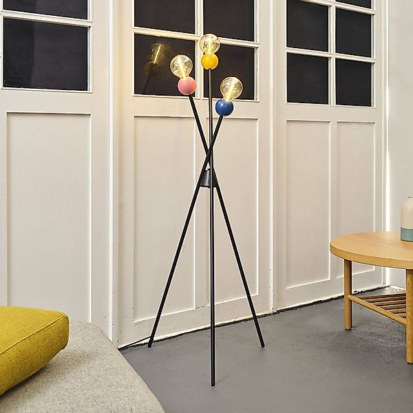 OSRAM Stehleuchte Decor Bubble, bunt, 3-flammig, Stahl, E27 günstig online kaufen