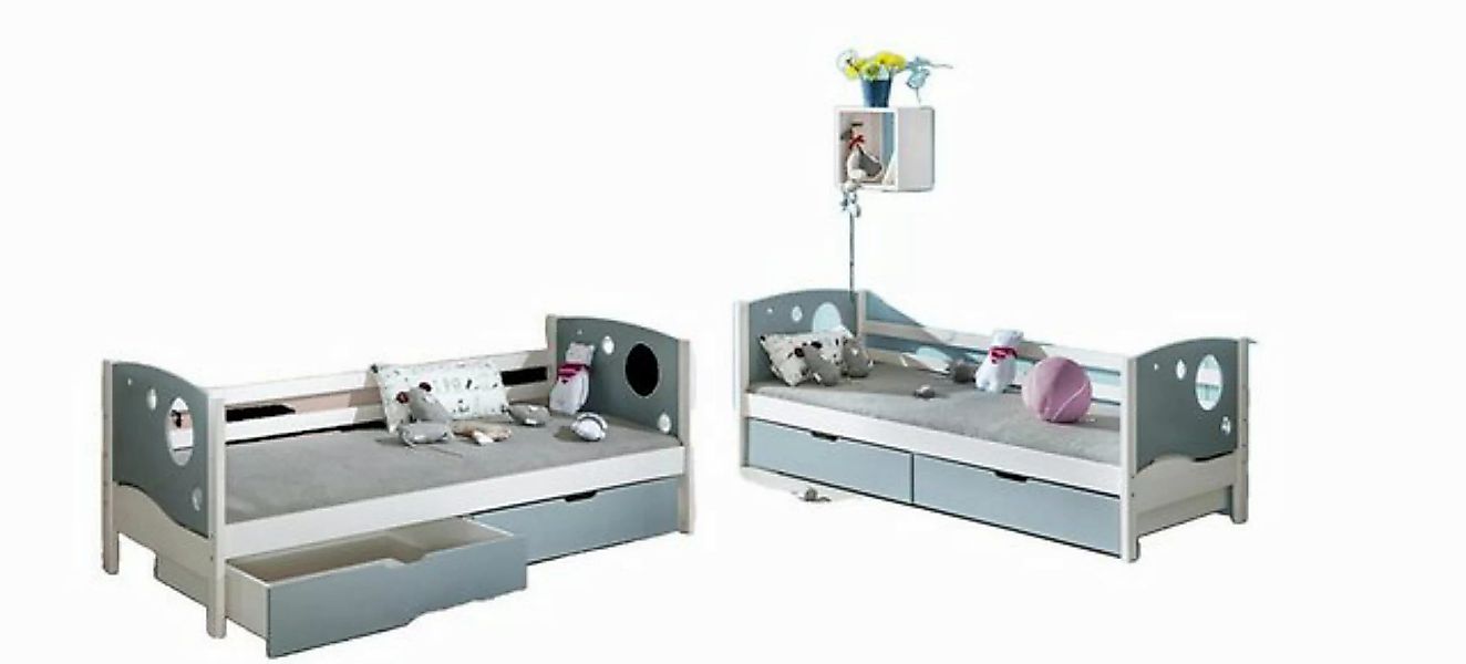 JVmoebel Kinderbett, JUGENDBETT + BETTKASTEN BETT KIEFER KINDERZIMMER günstig online kaufen