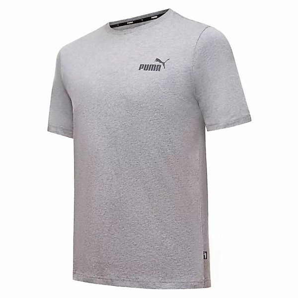 PUMA Herren T-Shirt - ESS Small Logo Tee, Rundhals, Kurzarm, uni Grau S günstig online kaufen
