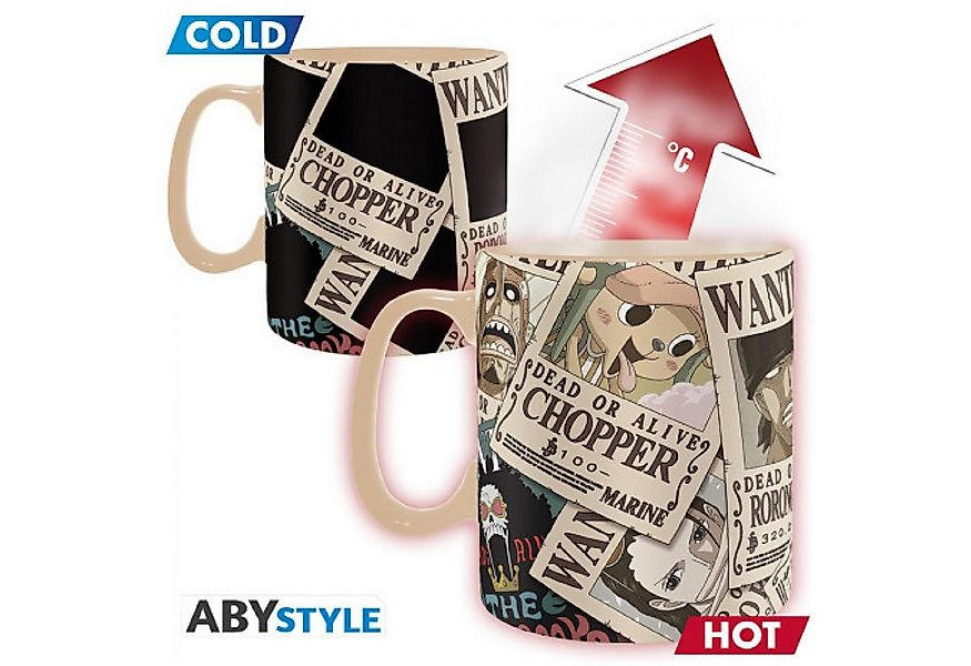 ABYstyle Merchandise-Figur ONE PIECE - Tasse Heat Change - 460 ml - Wanted günstig online kaufen