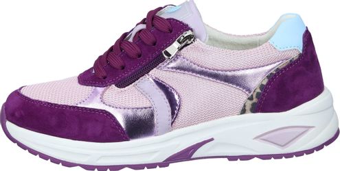 Waldläufer Schnürer Schnürschuh aus Velours/Mesh günstig online kaufen