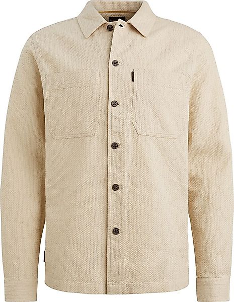 PME Legend Hemdjacke Dobby Structure Ecru - Größe L günstig online kaufen