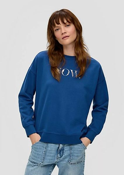 s.Oliver Sweatshirt Sweatshirt mit Statement-Print günstig online kaufen