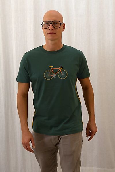 Rennrad Grüngrau Boy-t-shirt günstig online kaufen