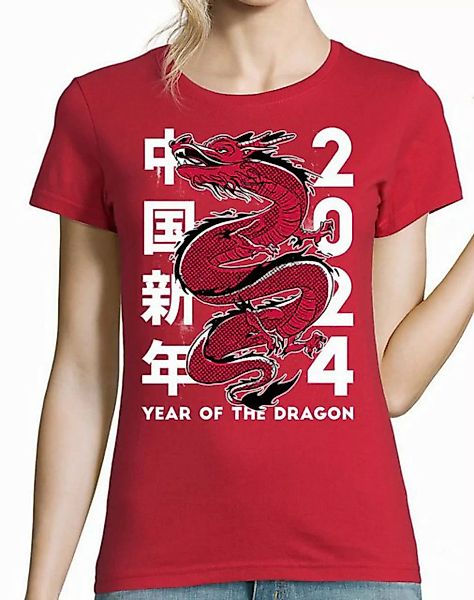 Youth Designz Print-Shirt Dragon 2024 Damen T-Shirt mit lustigen Logo für D günstig online kaufen