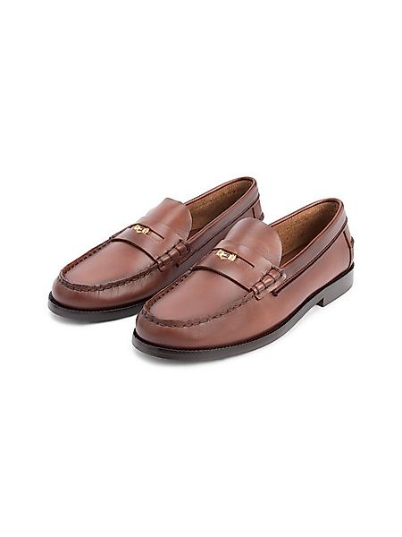 Tommy Hilfiger HILFIGER PENNY LOAFER SMOOTH LTH Loafer Blockabsatz, Slipper günstig online kaufen