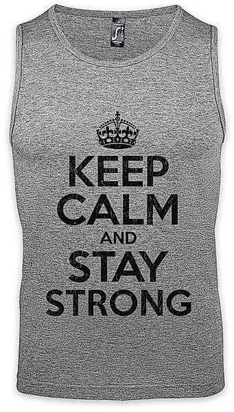 Urban Backwoods Tanktop Keep Calm And Stay Strong Ärmelloses T-Shirt Pump B günstig online kaufen