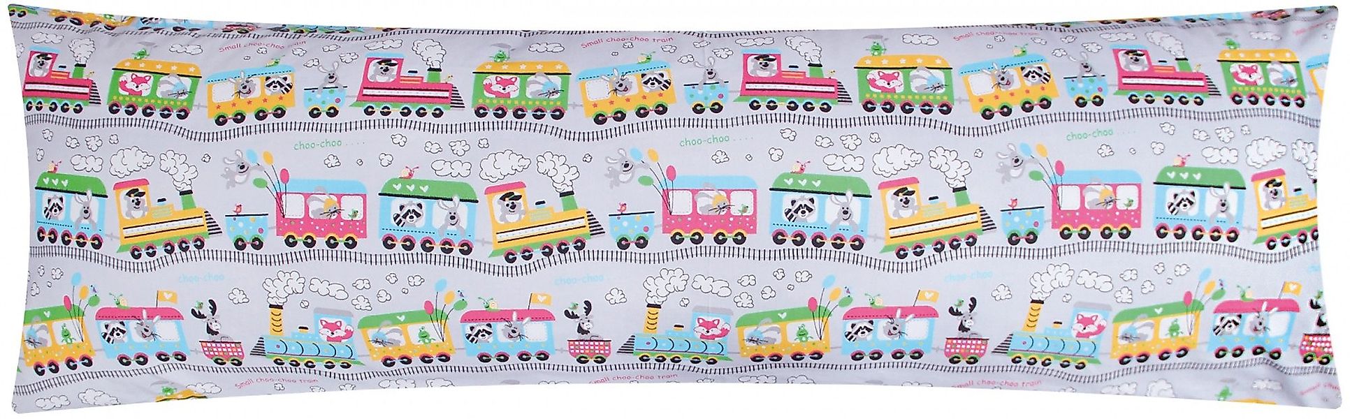 Heubergshop Seitenschläferkissenbezug, (1 Stück), 40x145cm Lokomotive günstig online kaufen