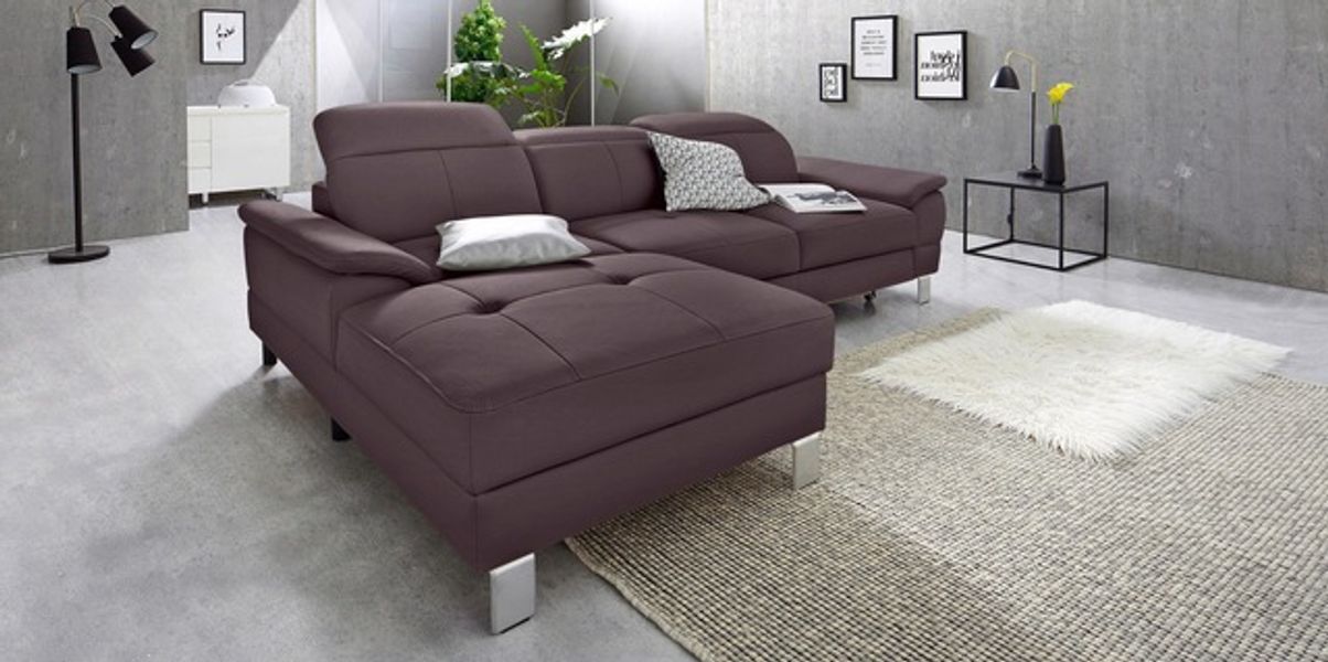 exxpo - sofa fashion Ecksofa »Mantua 2, inkl. Kopf- bzw. Rückenverstellung, günstig online kaufen