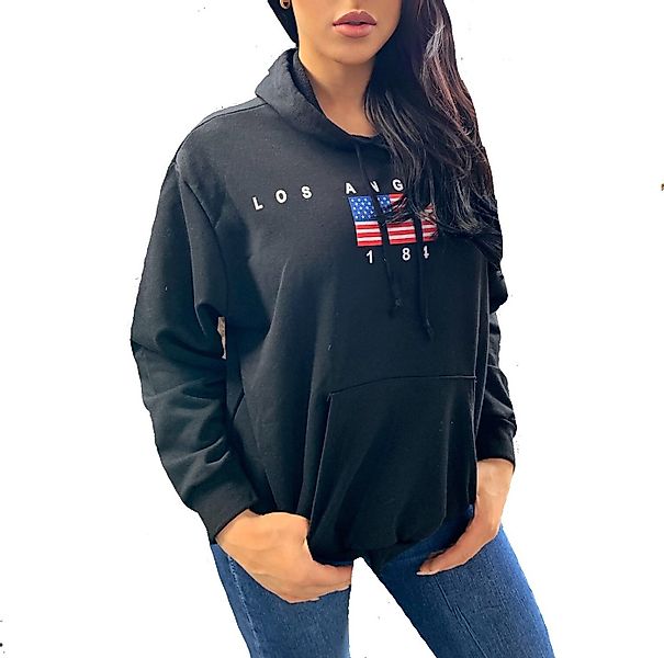 Worldclassca Hoodie Worldclassca Damen Kapuzenpullover LOS Angeles USA Kapu günstig online kaufen