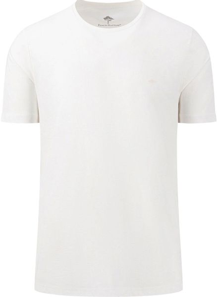 FYNCH-HATTON T-Shirt mit Rundhals und Logo-Stickerei günstig online kaufen