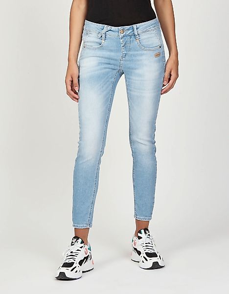 GANG Skinny-fit-Jeans "94NELE X-CROPPED", mit gekreuzter Gürtelschlaufe günstig online kaufen