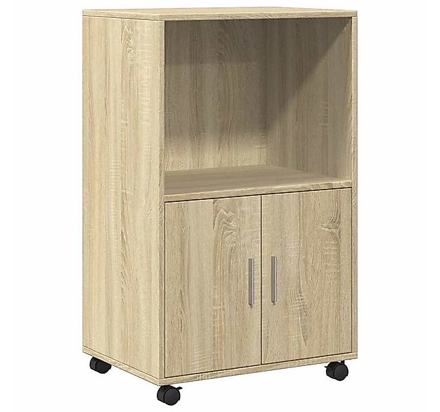 vidaXL Sideboard Rollschrank Sonoma-Eiche 55x40x91 cm Holzwerkstoff (1 St) günstig online kaufen