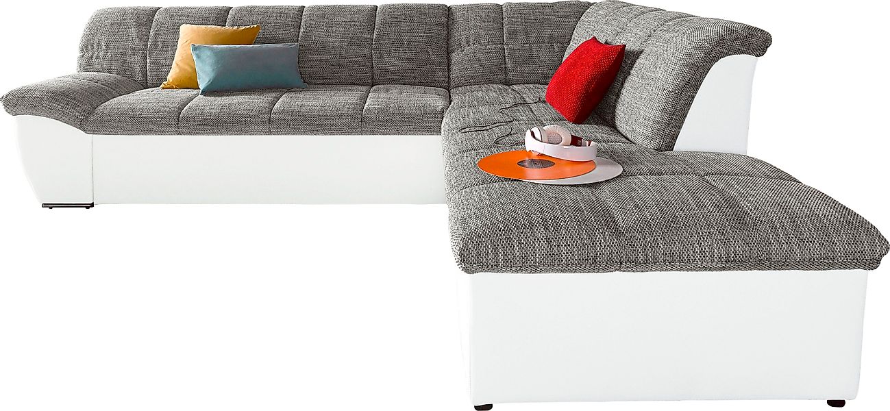 DOMO collection Ecksofa »Splash, aktuelle Sitz- und Rückensteppung, Materia günstig online kaufen