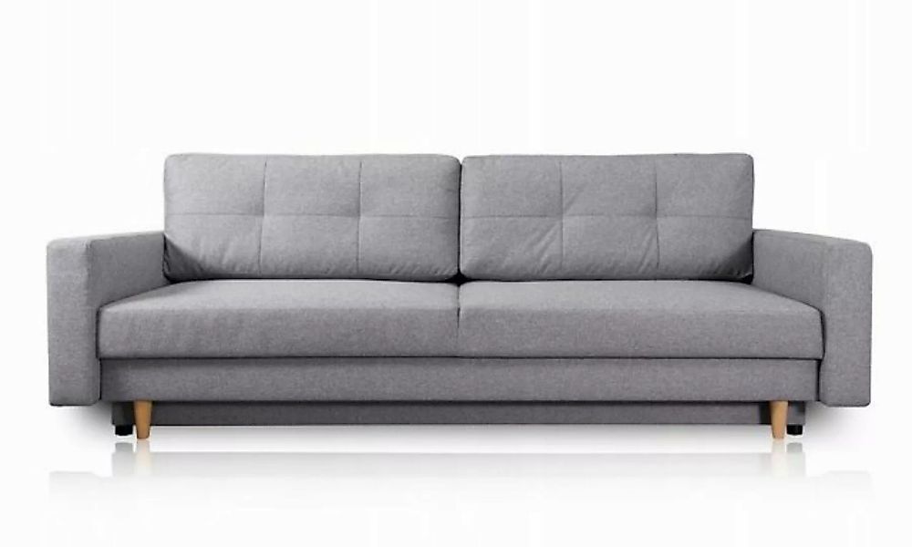 Xlmoebel Sofa Neu Luxus Designer-Sofa in Grau für modernes Wohnzimmer - 3-S günstig online kaufen