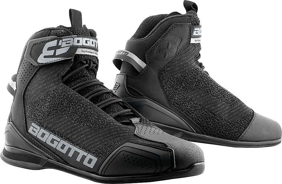 Bogotto Tokyo perforierte Motorrad Schuhe Motorradstiefel günstig online kaufen
