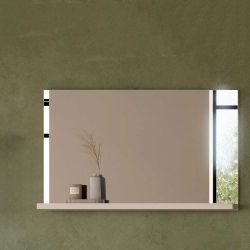 Spiegel Flur mit Ablage weiss in modernem Design 59 cm hoch günstig online kaufen