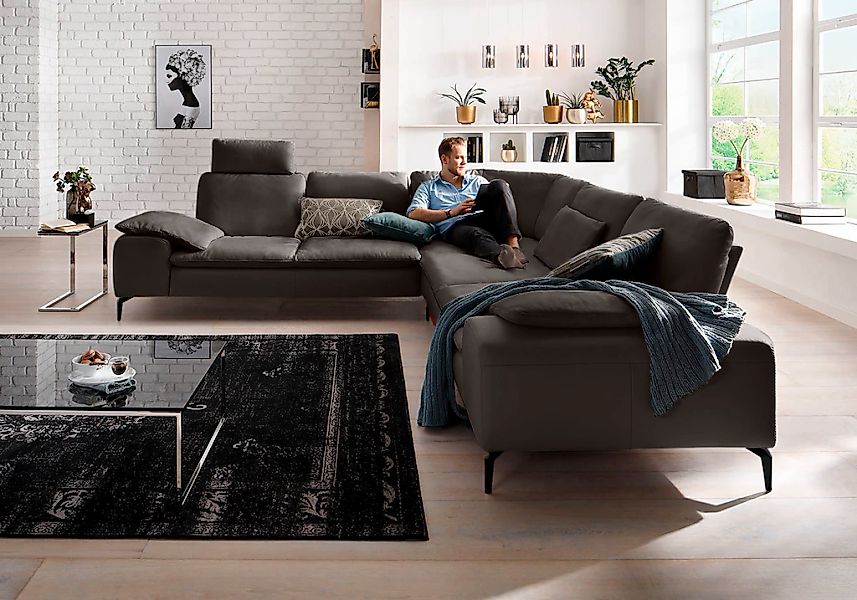 W.SCHILLIG Ecksofa "valentinoo, Designsofa, elegant und bequem, L-Form" mit günstig online kaufen