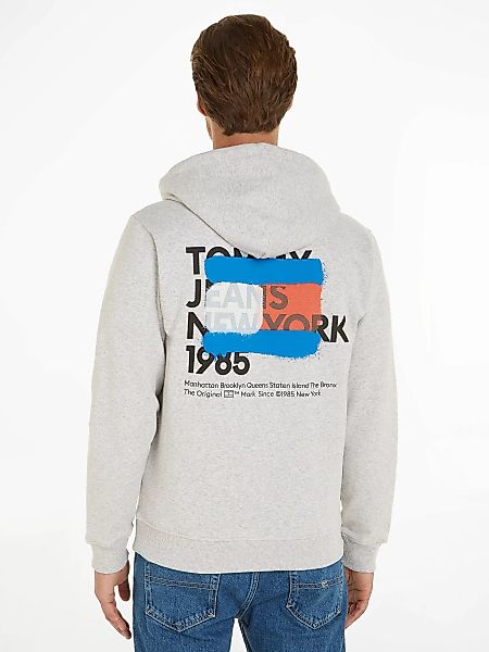 Tommy Jeans Sweatjacke "TJM REG GRAFFITI ZIP TRU", beidseitig bedruckt mit günstig online kaufen