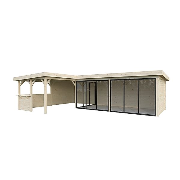 Palmako Pavillon Lenna Set 420 Slide Transparent 876 cm x 588 cm FSC® günstig online kaufen