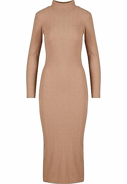 URBAN CLASSICS Shirtkleid "Urban Classics Ladies Rib Longlseeve Mockneck Dr günstig online kaufen