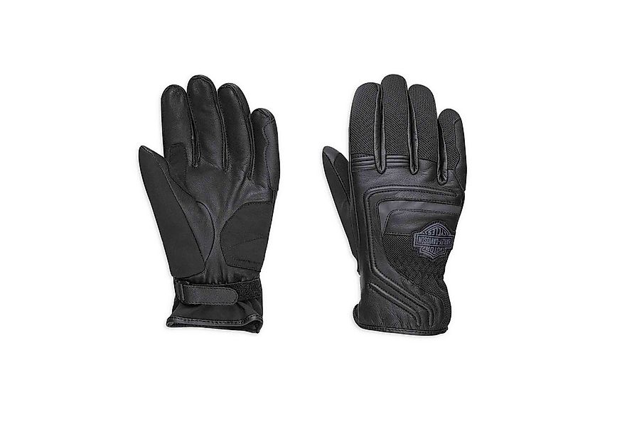 HARLEY-DAVIDSON Motorradhandschuhe Herren Bar & Shield Logo Leder & Mesh Bi günstig online kaufen