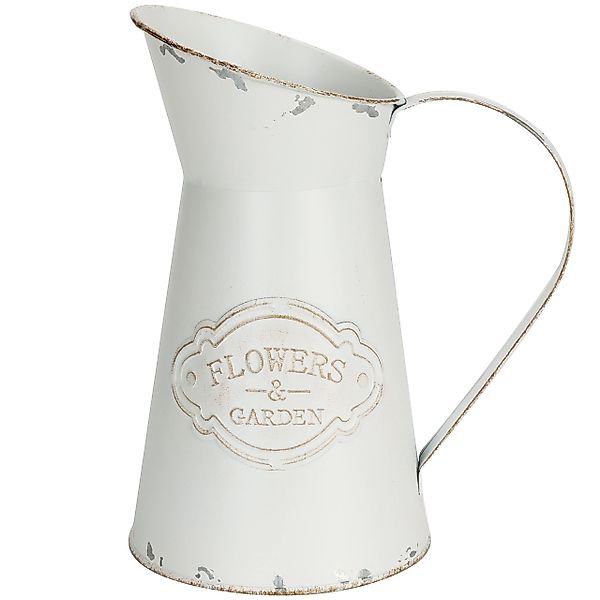 Belle Vous Dekovase Rustikale Metall Blumenvase günstig online kaufen