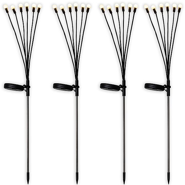 IC Gardenworld LED Solarleuchte 4er Set günstig online kaufen