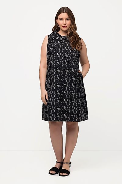 Ulla Popken Jerseykleid Kleid Kreise A-Linie günstig online kaufen
