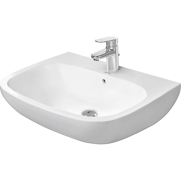 Duravit Waschbecken D-Code 65 cm Weiß mit Überlauf günstig online kaufen