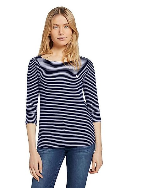 TOM TAILOR 3/4-Arm-Shirt mit Streifenmuster günstig online kaufen