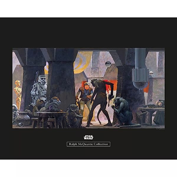 Komar Wandbild Star Wars Classic RMQ Mos Eisley St Star Wars B/L: ca. 50x40 günstig online kaufen