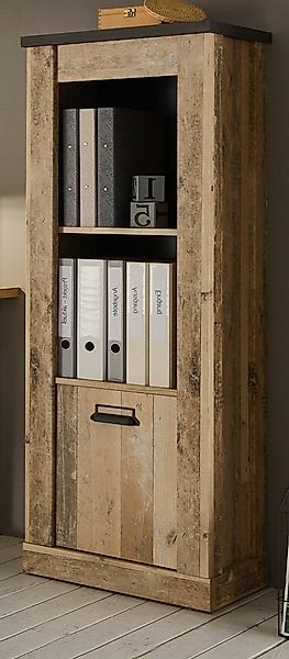 Furn.Design Aktenschrank Stove (Mehrzweck Büroschrank in Used Wood Vintage, günstig online kaufen
