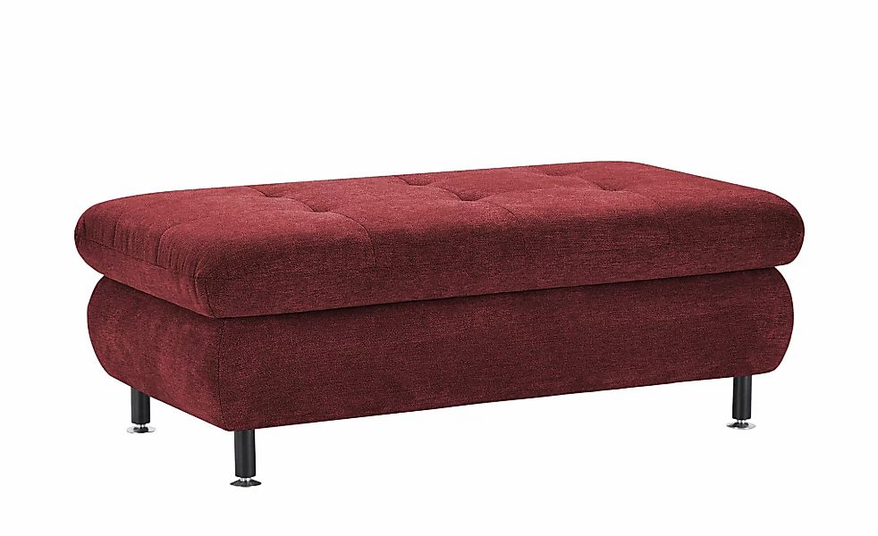 Lounge Collection XXL-Hocker  Sally ¦ rot ¦ Maße (cm): B: 129 H: 47 T: 64.0 günstig online kaufen