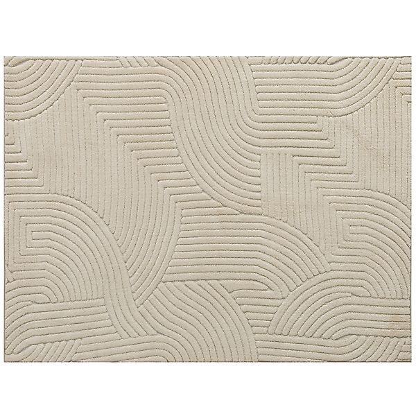 HOMCOM Teppich Anti-Rutsch Geometrisch Hochflor Wohnzimmerteppich mit Moder günstig online kaufen