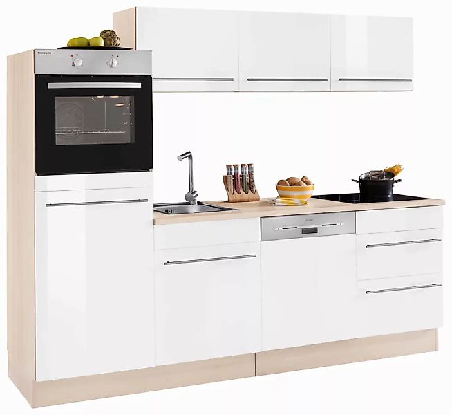 OPTIFIT Küche "Bern", (Spar-Set), Breite 240 cm, mit E-Geräten, Stärke der günstig online kaufen