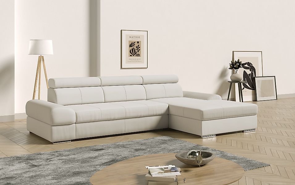 sit&more Ecksofa Broadway L-Form, inklusive Kopfteilverstellung, günstig online kaufen