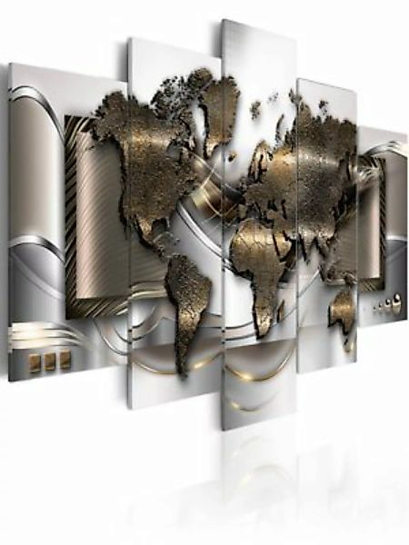 artgeist Wandbild World breeze gold/weiß Gr. 200 x 100 günstig online kaufen