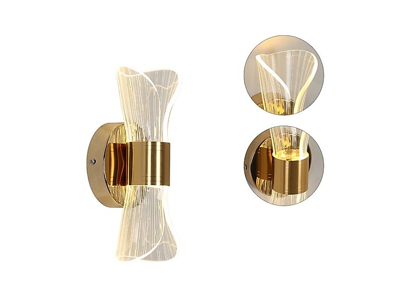 Riserva LED Wandstrahler Wandleuchte Innenwandleuchte, Acryl Dekoleuchte, 1 günstig online kaufen