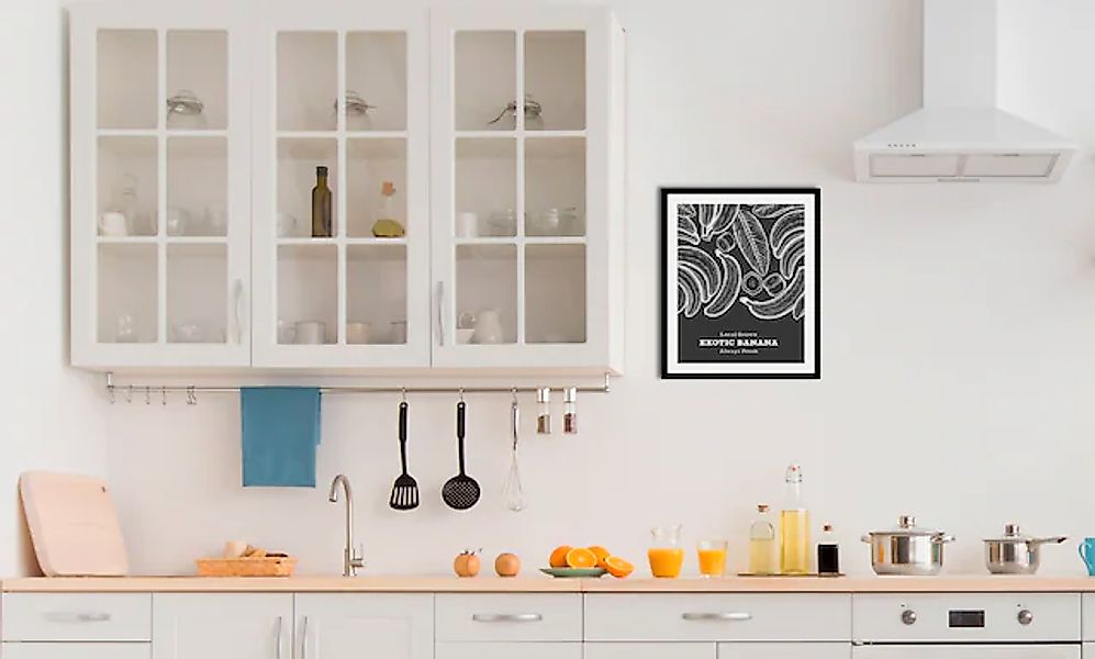 queence Bild »Exotic Banana«, Obst-Obst Bilder-Essen-Lebensmittel-Kunst-Sch günstig online kaufen