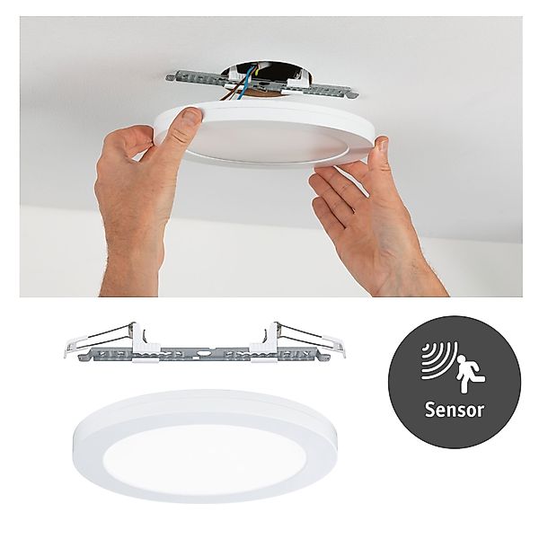 Paulmann "LED Einbaupanel 2in1 Cover-it rund 225mm 16,5W 1200lm 4000K Weiß günstig online kaufen