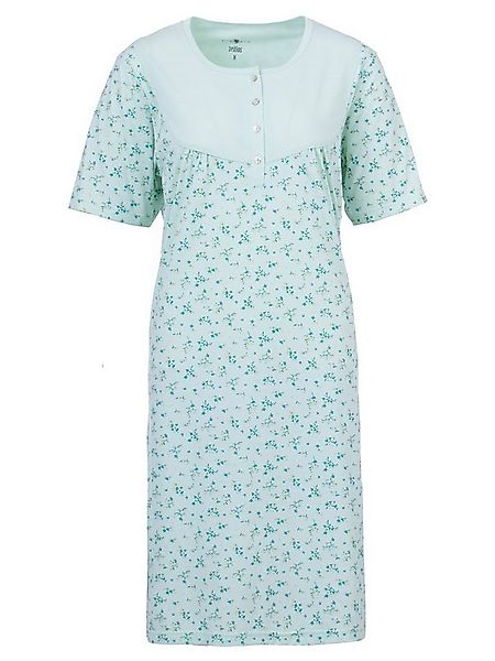 zeitlos Nachthemd Nachthemd Kurzarm - Zweigen/ Blüten günstig online kaufen