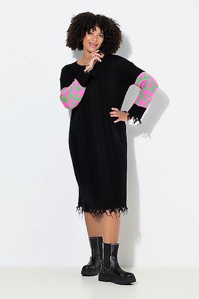 Angel of Style Midikleid Strickkleid Straight Fit Midilänge Fransen günstig online kaufen