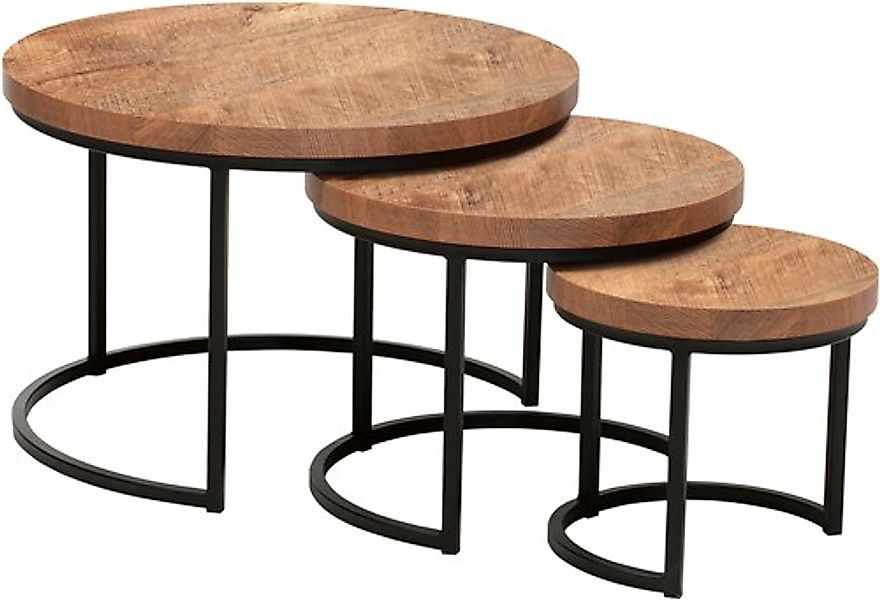 OMG Design Couchtisch »Hugo«, (3 St.), im 3er Set, variabel stellbar günstig online kaufen