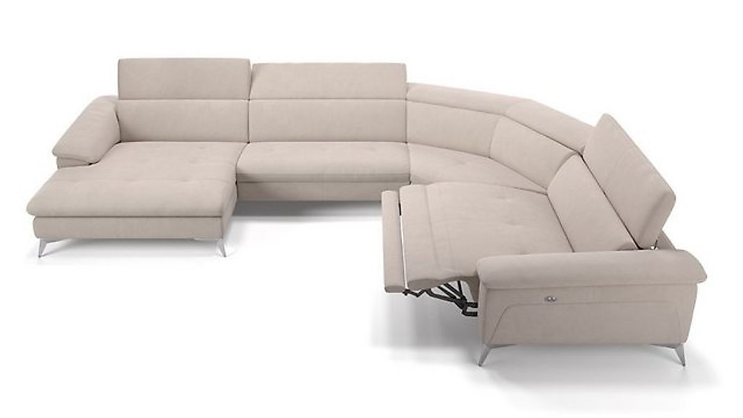 Sofanella Wohnlandschaft Stoff STELLA, Wohnlandschaft, Ecksofa, Sofalandsch günstig online kaufen