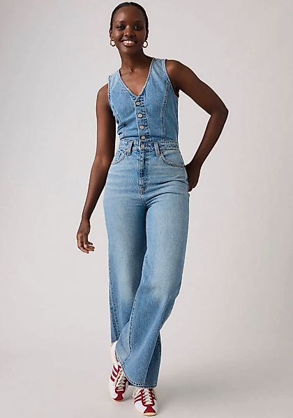 Levis Overall "DNM VEST WIDELG JUMPSUIT" figurbetonende Passform mit weiter günstig online kaufen