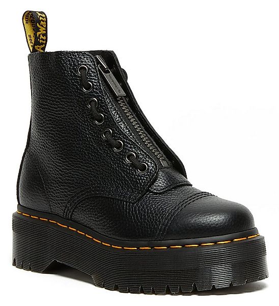DR. MARTENS Sinclair Gemilltes Nappaleder Plateaustiefel Schnürboots Platea günstig online kaufen