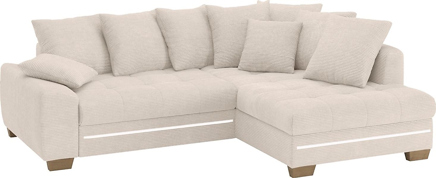 Mr. Couch Ecksofa "Nikita II, L-Form", mit Kaltschaum, RGB-LED Beleuchtung, günstig online kaufen